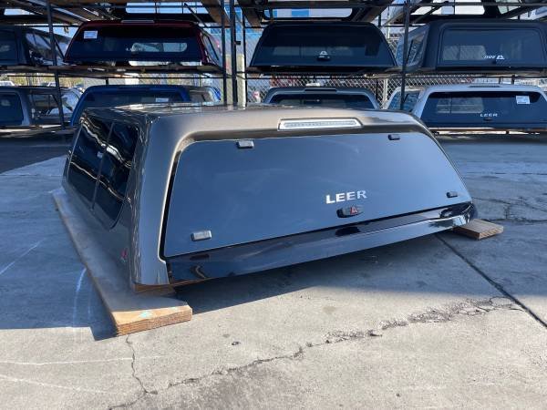 LEER 100XL camper shell installed on new body Chevy Colorado 5ft bed