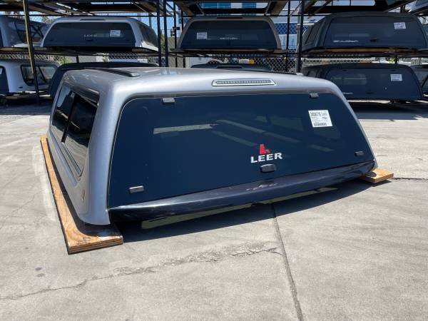 LEER 100XR camper shell installed on RAM 1500 Quad Cab 6.4ft bed